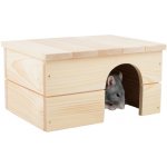 Vlastimil Morávek Domek dřevo králík rovná střecha 35 x 25 x 19 cm – Hledejceny.cz