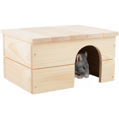 Vlastimil Morávek Domek dřevo králík rovná střecha 35 x 25 x 19 cm – Hledejceny.cz