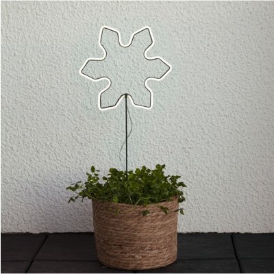 Star Trading Venkovní světelná LED dekorace výška 60 cm Neonsnowflake bílá – Hledejceny.cz