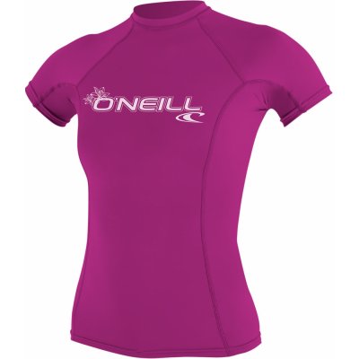O'Neill Wms Basic Skins S/s Rash fox pink – Zboží Dáma