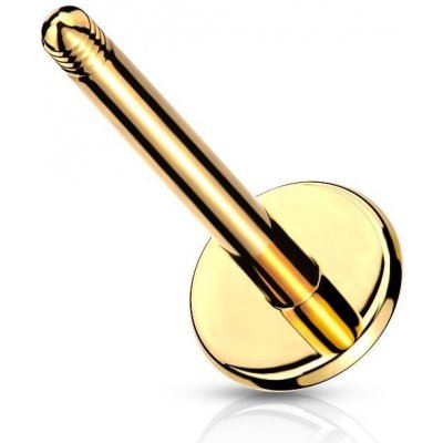 Šperky4U zlacená náhradní labreta ND017GD-1208 – Zboží Dáma