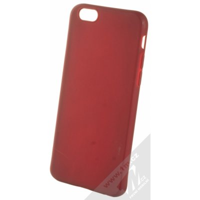 Pouzdro 1Mcz Matt TPU ochranné silikonové Apple iPhone 6, iPhone 6S tmavě červené