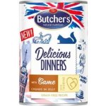 Butcher's Delicious Dinners kawałki z dziczyzną w galaretce 400 g – Hledejceny.cz