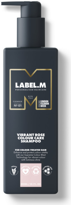 Label.m Vibrant Rose Colour Care Shampoo - Šampon pro barvené vlasy 300 ml