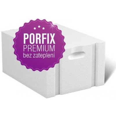 PORFIX PREMIUM Pískový tvárnice bílá 500*250*300 P+D P2-400