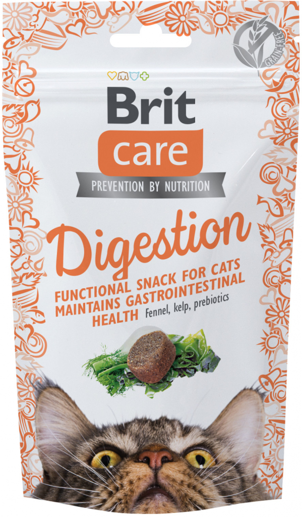 Brit Care Cat Snack Digestion 50 g