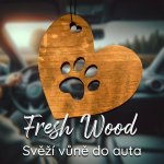 Ahome Dřevěná vůně - Srdce - Packa – Hledejceny.cz