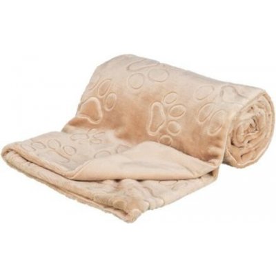 Trixie Plyšová deka BARRY dvouvrstvý samet béžová – Zboží Dáma