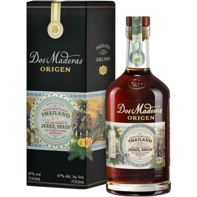 Dos Maderas 12y Origen Thailand 47% 0,7 l (karton) – Hledejceny.cz