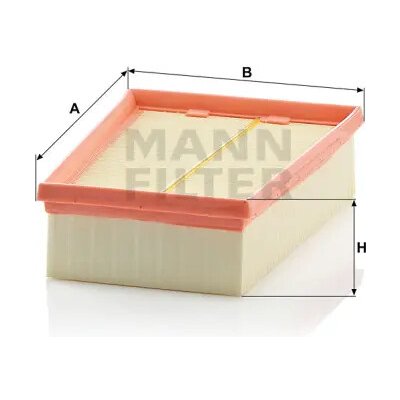 MANN FILTER Vzduchový filtr C 2433/2 – Hledejceny.cz