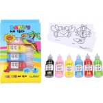 Barvy na sklo slupovací 9x22ml + 1x černá kontura + 2 fólie + šablony – Sleviste.cz