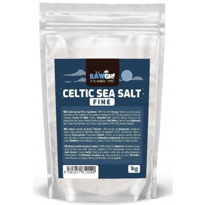 Rawgh Keltská mořská sůl jemná 1 kg – Hledejceny.cz