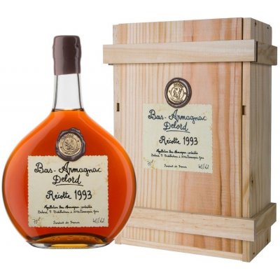 Armagnac-Delord Millésimés 1993 40% 0,7 l (kazeta) – Zboží Mobilmania