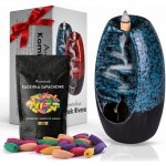 Aromaholik Backflow kadidelnice Rivero s 50 ks kuželových kadidel modrá – Hledejceny.cz