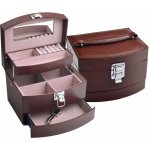 JKbox šperovnice SP 304 A22N hnědá – Zboží Mobilmania