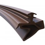 SOLODOOR Těsnění obložkové zárubně 12mm / 6m, hnědé – Zboží Mobilmania