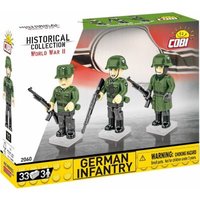 COBI 2060 Německá pěchota 3 figurky s doplňky – Zboží Dáma