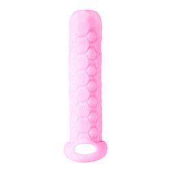 Lola Games Homme Long 9-12 cm Pink, návlek pro penis