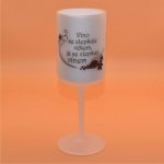 Swarovski Diamante sklenice na bílé víno Romance s kamínky 2 x 330 ml – Zboží Dáma