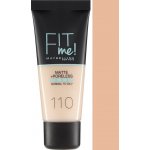 Maybelline Fit Me! Matte + Poreless sjednocující make-up s matujícím efektem 110 Porcelain 30 ml – Zboží Dáma