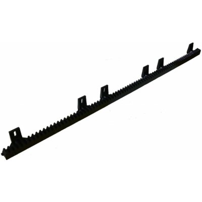 HR100 - ozubený hřeben s ocelovým jádrem a nylonovým povlakem s úchyty směrem dolů – Zboží Mobilmania