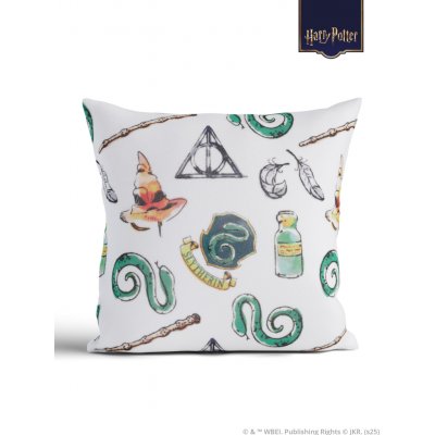 MKLuzkoviny.cz mikroplyš Harry Potter Zmijozel 40 x 40 cm – Sleviste.cz