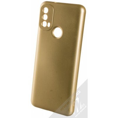 Pouzdro 1Mcz Metallic TPU ochranné Motorola Moto E30, Moto E40 zlaté