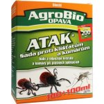 AgroBio Atak Sada proti klíšťatům a komárům 2 x 100 ml – Zboží Mobilmania