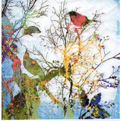 Ubrousek 33x33cm Barevné jaro – Sleviste.cz