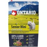 Ontario Senior Mini Lamb & Rice 2,25 kg – Hledejceny.cz