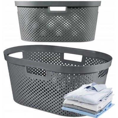 Curver INFINITY Recycled 40L, antracit, 59x39x27 cm – Zboží Mobilmania