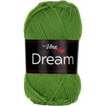 Pletací příze Vlna Hep DREAM 6422 zelená, 100% merino vlna, jednobarevná, 50g/125m – Hledejceny.cz