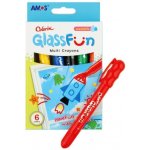 Amos Glass Fun 6 barev na sklo smývatelné 1509 – Zboží Dáma