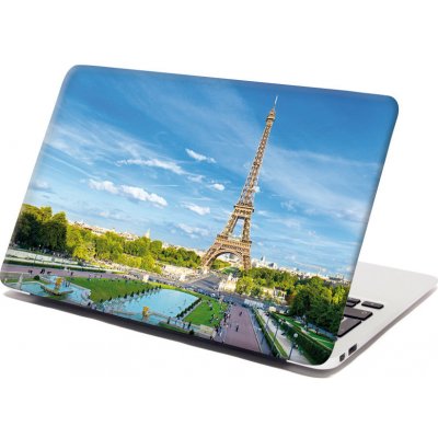 Sablio Samolepka na notebook Eiffel Tower 5 - 38x26 cm – Zboží Mobilmania