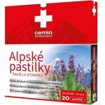 Cemio Alpské pastilky Šalvěj a vitamin C past.20 – Hledejceny.cz