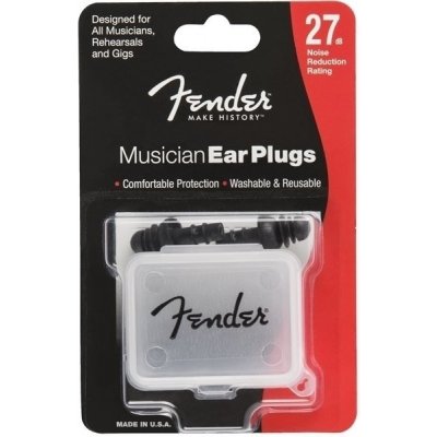 Fender Musician Series Ear Plugs Black – Zboží Mobilmania