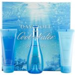 Davidoff Cool Water woman EDT 100 ml + tělové mléko 75 ml + sprchový gel 75 ml dárková sada – Hledejceny.cz