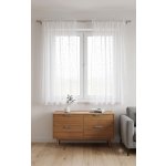 Takoy Hotová záclona 140x160 s potiskem větviček White nature-HT-01165 | 140 x 160 cm – Hledejceny.cz