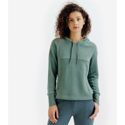 FOUGANZA Dámská jezdecká mikina s kapucí S ZELENÁ – Zboží Mobilmania