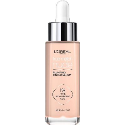 L'Oréal Paris True Match Nude Plumping Tinted Serum tónující sérum 1-2 Very Light 30 ml – Hledejceny.cz