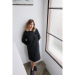 Tajinebanane kojící šaty La P'allaite černé – Zboží Dáma