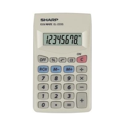 PLATINET SHARP CALCULATOR HANDHELD BOX EL233S SH-EL233S – Sleviste.cz