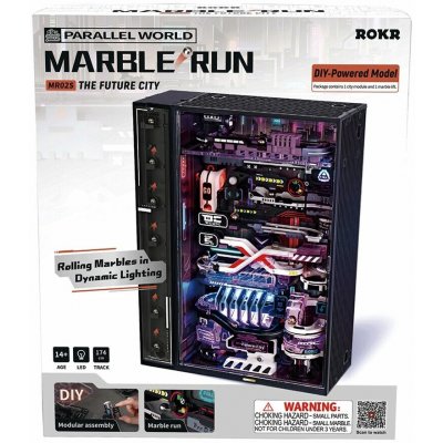 ROBOTIME Rokr 3D puzzle s dráhou: Město budoucnosti 140 ks – Zboží Dáma