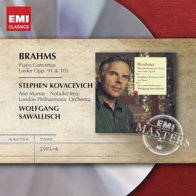 Johannes Brahms / London Philharmonic Orchestra, Wolfgang Sawallisch - Piano Concertos / Lieder Opp. 91 & 105 CD – Hledejceny.cz