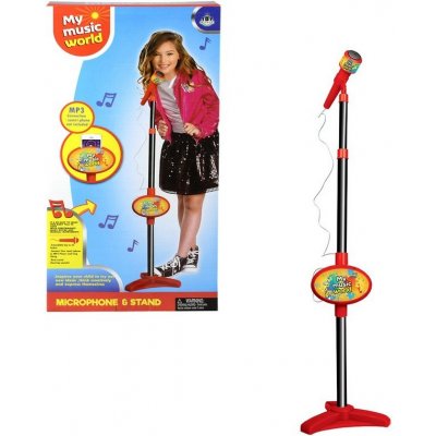 Karaoke mikrofon stojanový 105cm na baterie MP3 – Zboží Mobilmania