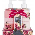 Baylis & Harding Royale Garden Luxury Hand Care tělové mléko Royale Garden Rose, Poppy & Vanilla 300 ml + mýdlo na ruce Royale Garden Rose, Poppy & Vanilla 300 ml dárková sada – Hledejceny.cz