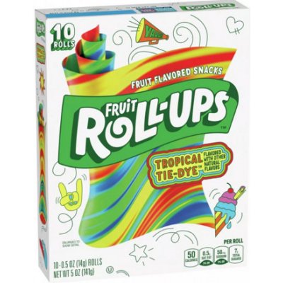 Fruit Roll-Ups měkké pásky s příchutí tropického ovoce 141 g – Zboží Dáma