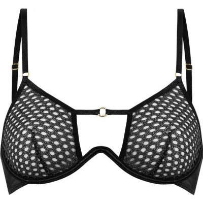 Victoria's Secret Unlined PLUNGE Luxe Black STARBURST Bra $69