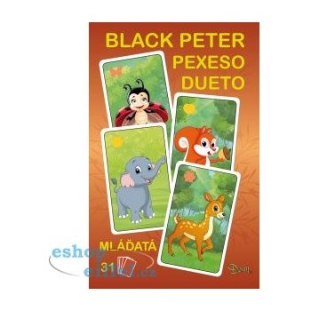Černý Petr Pexeso Dueto 3v1: Mláďata
