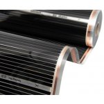 Topná fólie 220W/m2, šířka 100cm – Zboží Živě